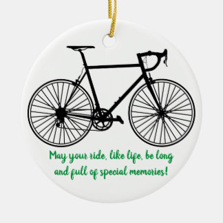 Bike Rider Keramisch Ornament