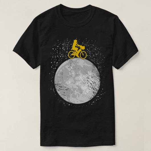 Bike-rit op de maan Gift-idee 2 T-shirt (Design voorkant)