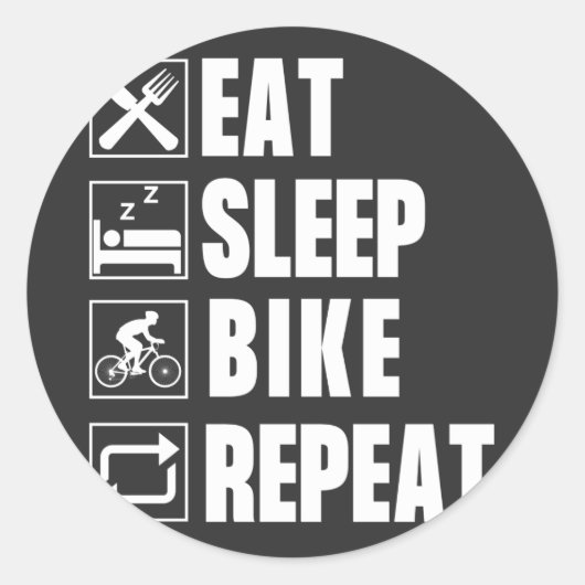 BIKE RONDE STICKER (Voorkant)