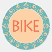 Bike Ronde Sticker (Voorkant)