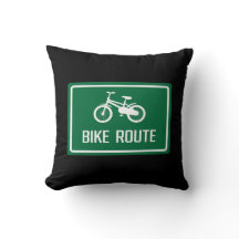 Bike Route Sign.