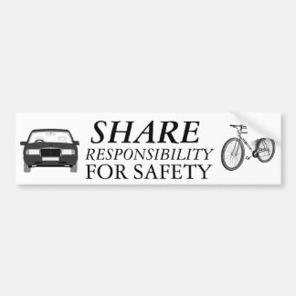 Bike Safety Together Bumpersticker