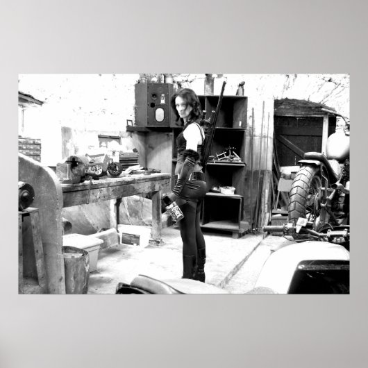 Bike-schuur Poster (Voorkant)