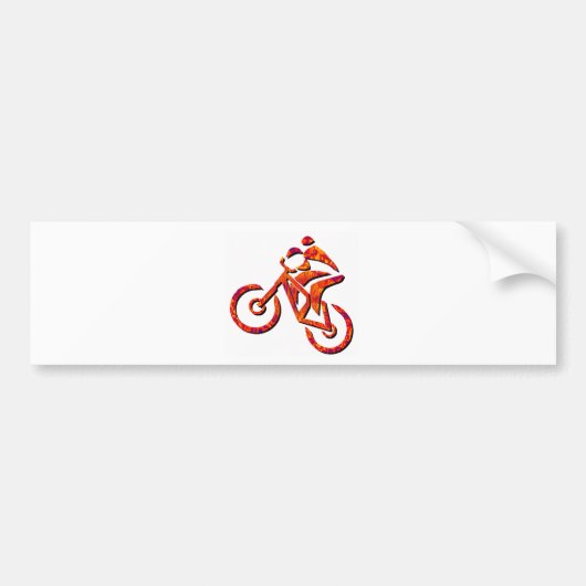Bike Scorch Day Bumpersticker (Voorkant)