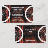 Bike Shop Grunge Visitekaartje (Voorkant / Achterkant)