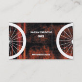 Bike Shop Grunge Visitekaartje (Achterkant)