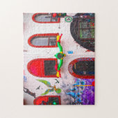 Bike Shop in Montreal. Legpuzzel (Verticaal)