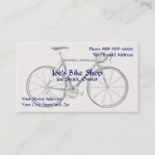 Bike Shop Owner Visitekaartje (Voorkant)