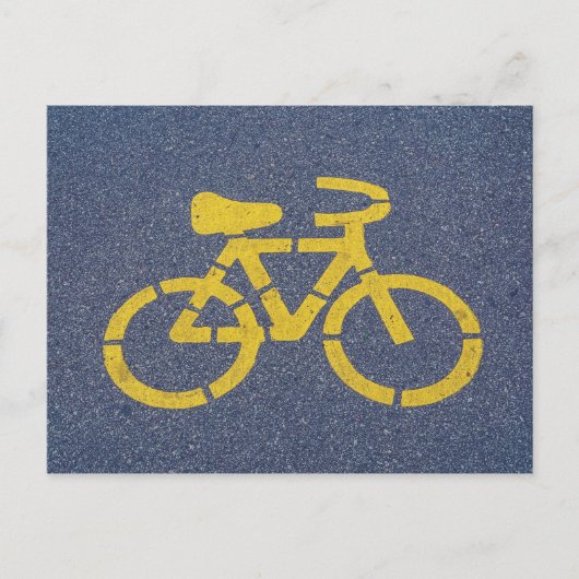 Bike Sign briefkaart (Voorkant)