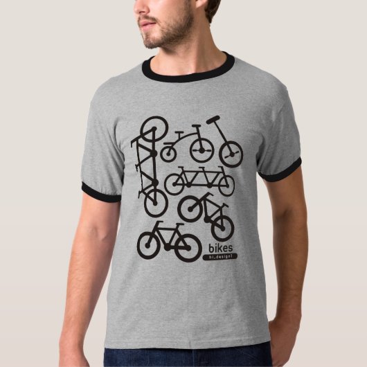 bike sign t-shirt (Voorkant)