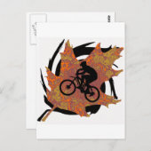 Bike Smoke Style Briefkaart (Voorkant / Achterkant)