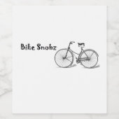 Bike Snobz Wijnlabel Wijn Etiket (Enkel label)