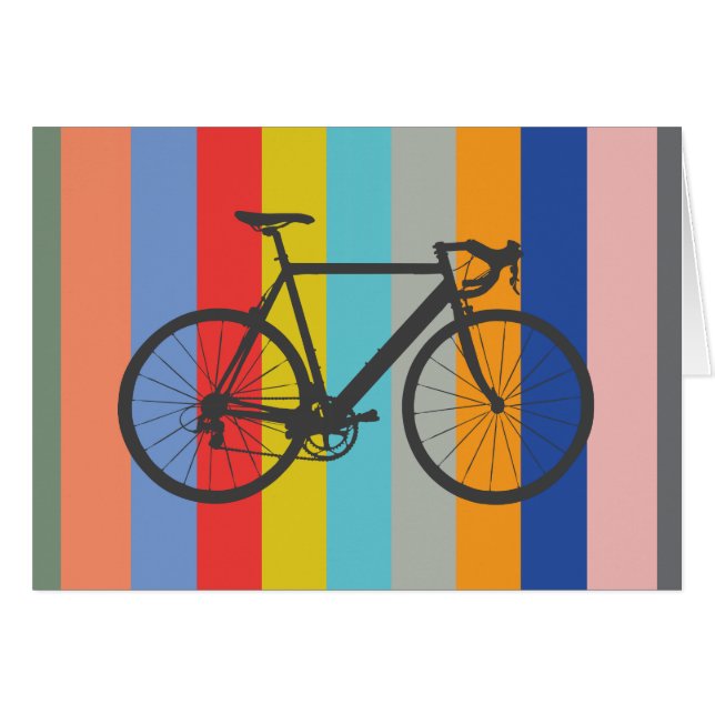 Bike Striped Multi-Color Rainbow (Voorkant Horizontaal)