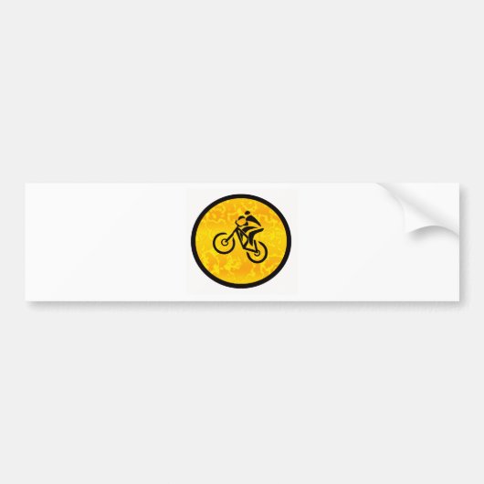 Bike Sun Dialed Bumpersticker (Voorkant)