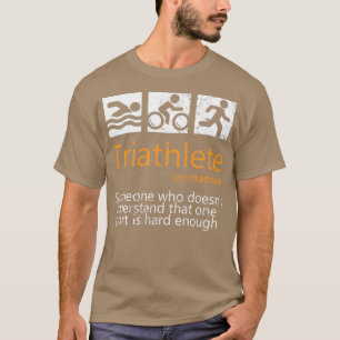 Bike Swim Run Triathlon Hobby Sport Game Gift 8 T-shirt