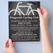Bike Symbol, Fietsclub Adverteren Flyer (Hand)