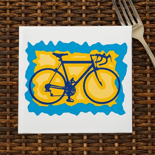 Bike Symbol Napkins Servet