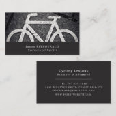 Bike Symbool, fietsen, fietslijst Visitekaartje (Voorkant / Achterkant)