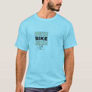 BIKE T-shirt – Minimalistisch Bicycle Grafisch T-s