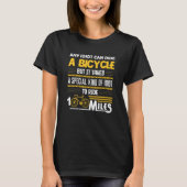 Bike Tees Biker Tee Cyclist Tops Mountain Biking (Voorkant)