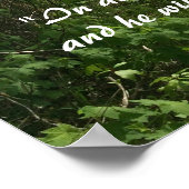 Bike Trail met Scriptversie Verse Poster (Hoek)