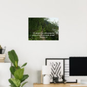 Bike Trail met Scriptversie Verse Poster (Thuiskantoor)