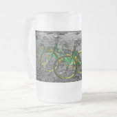 Bike Triplets Selecteer Kleur Frosted Mok (Voorkant links)