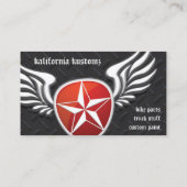 Bike, Truck of Auto Winkelkaarten Visitekaartje (Achterkant)