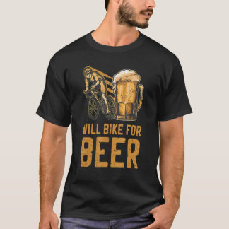 Bike voor de Drink van bietenfietsen met biefstuk T-shirt
