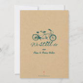  Bike Vow-uitnodiging tot vernieuwing "We doen het Kaart (Achterkant)