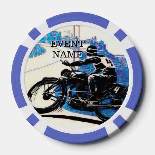 Bike Week Poker  fondsenwerving Chips (Achterkant)