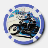 Bike Week Poker  fondsenwerving Poker Chips (Achterkant)