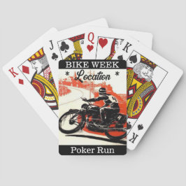 Bike Week Poker Run  locatie Pokerkaarten