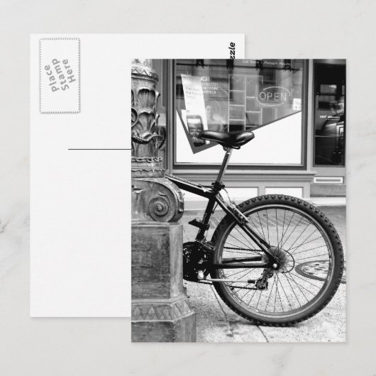 Bike Wheel Briefkaart (Voorkant / Achterkant)