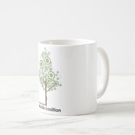 Bike Wheels groeien wel op bomen. Koffiemok (Voorkant rechts)