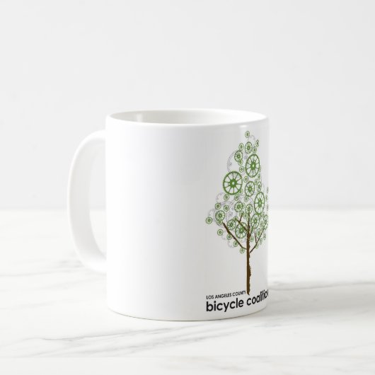 Bike Wheels groeien wel op bomen. Koffiemok (Voorkant links)