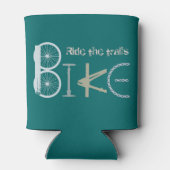 Bike Words Graffiti uit Parts Graphic Art Blikjeskoeler (Achterkant)