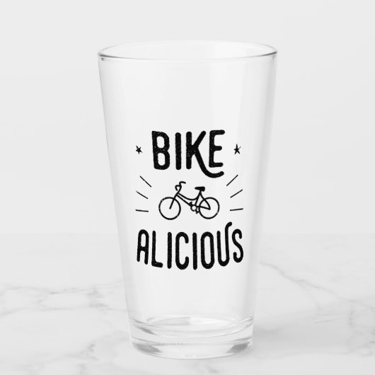 Bikealicious Glas (Voorkant)