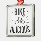 Bikealicious Metalen Ornament (Links)