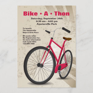 Bikeathon-uitnodiging Kaart