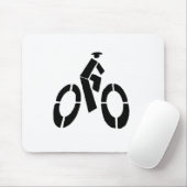 Bikeman-pictogram Muismat (Met muis)