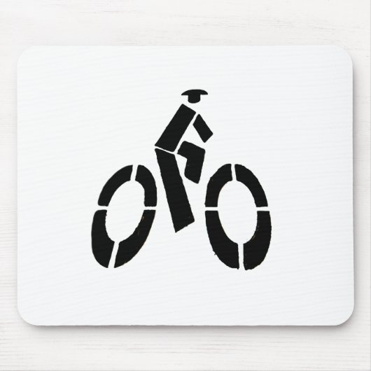 Bikeman-pictogram Muismat (Voorkant)