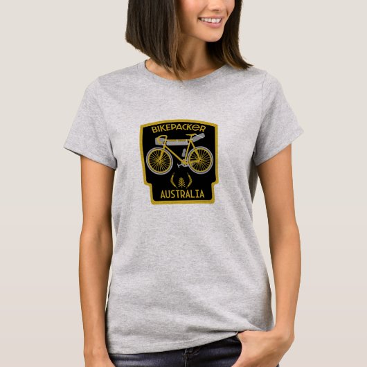 Bikepacking Australië T-shirt (Voorkant)