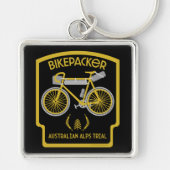 Bikepacking Australische Alpen Trial Sleutelhanger (Voorkant)