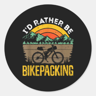 Bikepacking Bikepacker Mountain Biking Ronde Sticker