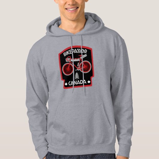 Bikepacking Canada Hoodie (Voorkant)