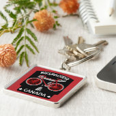 Bikepacking Canada Sleutelhanger (Zijkant)