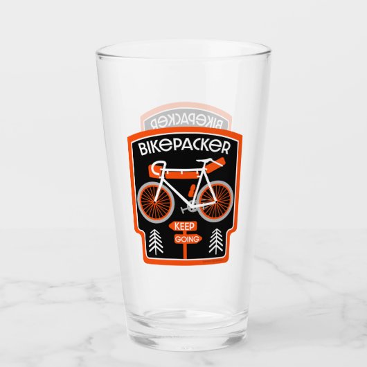 Bikepacking Fiets Touring Glas (Voorkant)