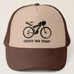 Bikepacking, goedkoper dan therapie trucker pet