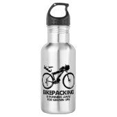 Bikepacking loopt weg voor volwassenen waterfles  (Voorkant)